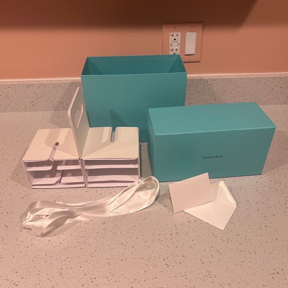Tiffany & Co. Blue Box with White Ribbon